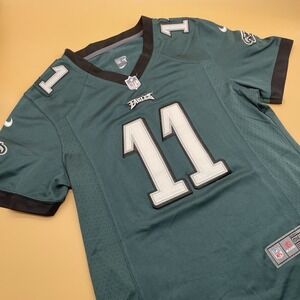 Nike Eagles Zach Ertz #11-‎ Jersey Size Medium On Field Green Women